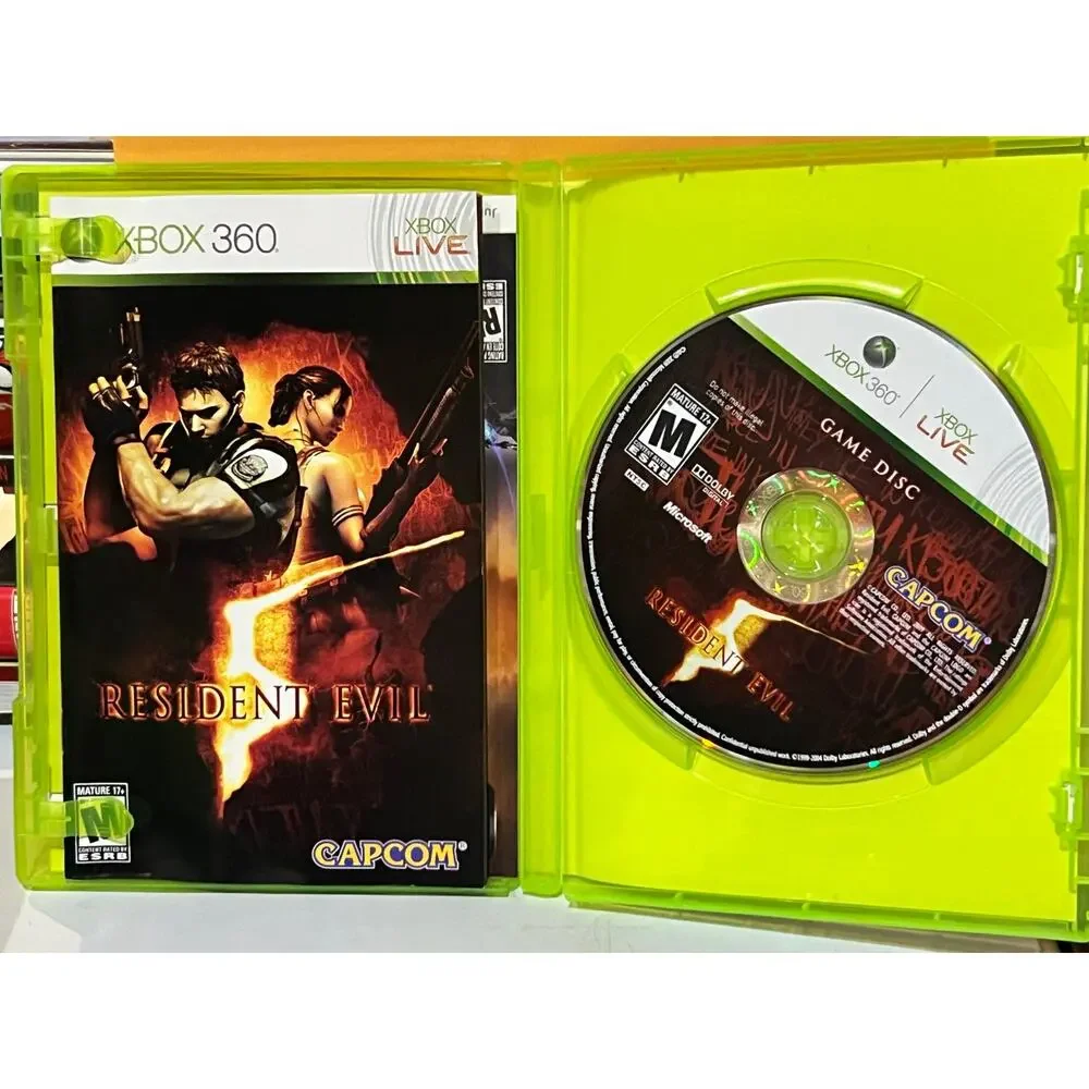 Resident Evil 5 – Xbox 360 Game (Pre-Owned, Complete)